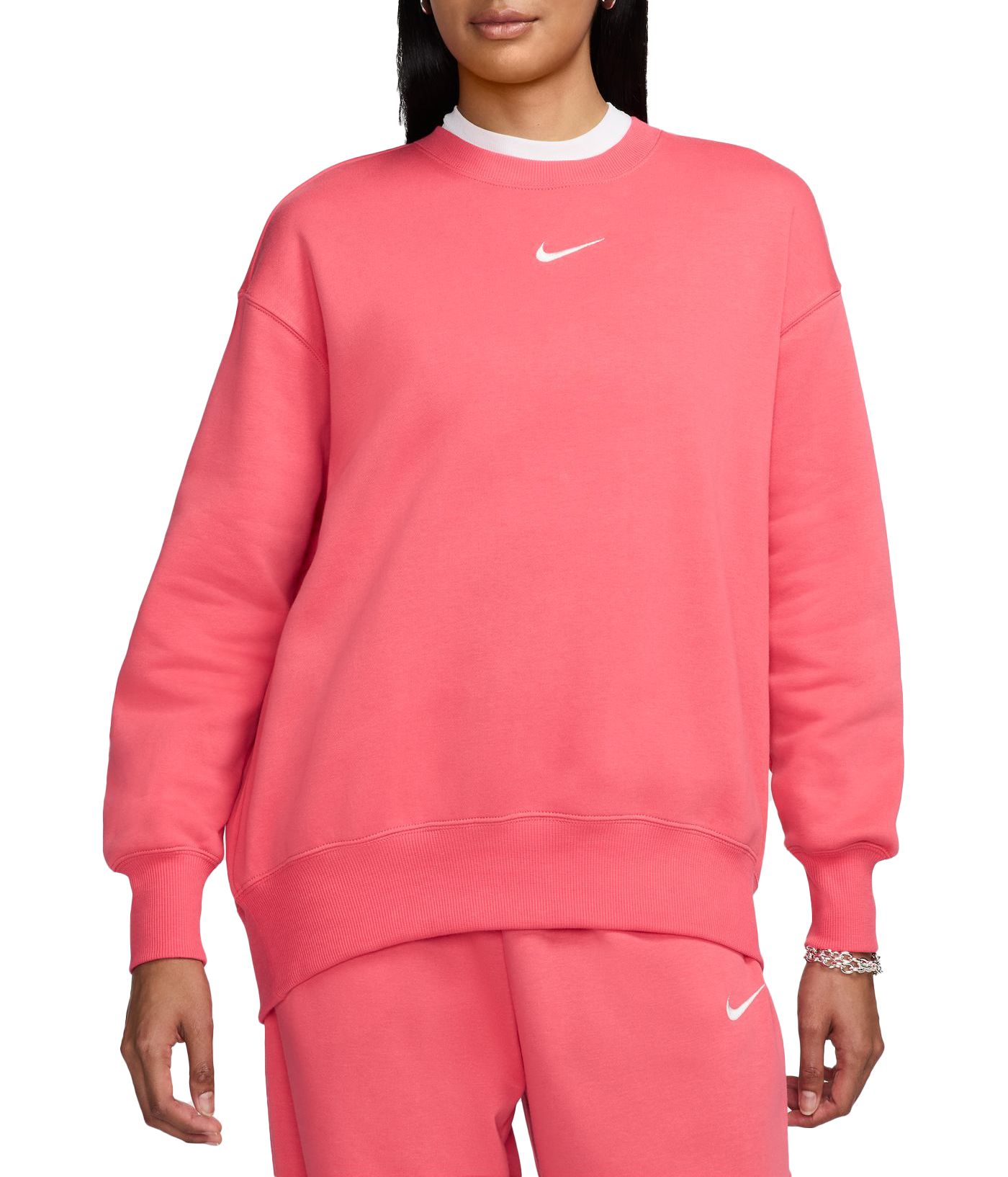 Nike oversized crew neck best sale