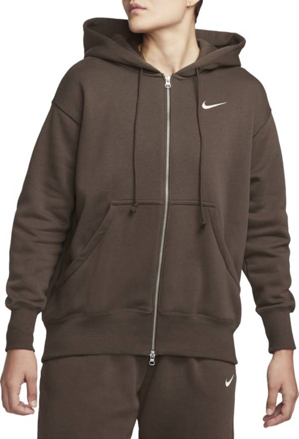 Nike zip best sale through hoodie womens