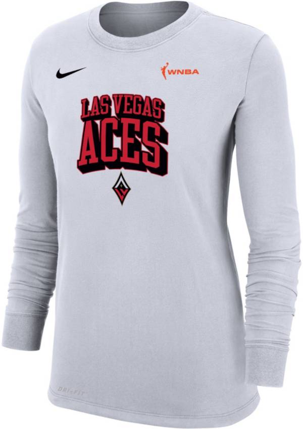 Nike Women's Las Vegas Aces White Long Sleeve T-Shirt product image