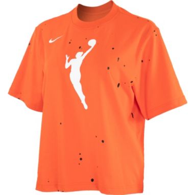 sorry, Nike Women's WNBA Orange Short Sleeve Splatter T-Shirt is currently out of stock