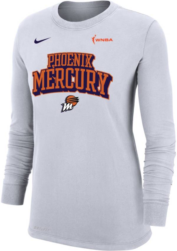 Nike Women's Phoenix Mercury White Logo Long Sleeve T-Shirt product image
