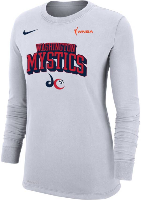 Nike Women's Washington Mystics White Logo Long Sleeve T-Shirt product image
