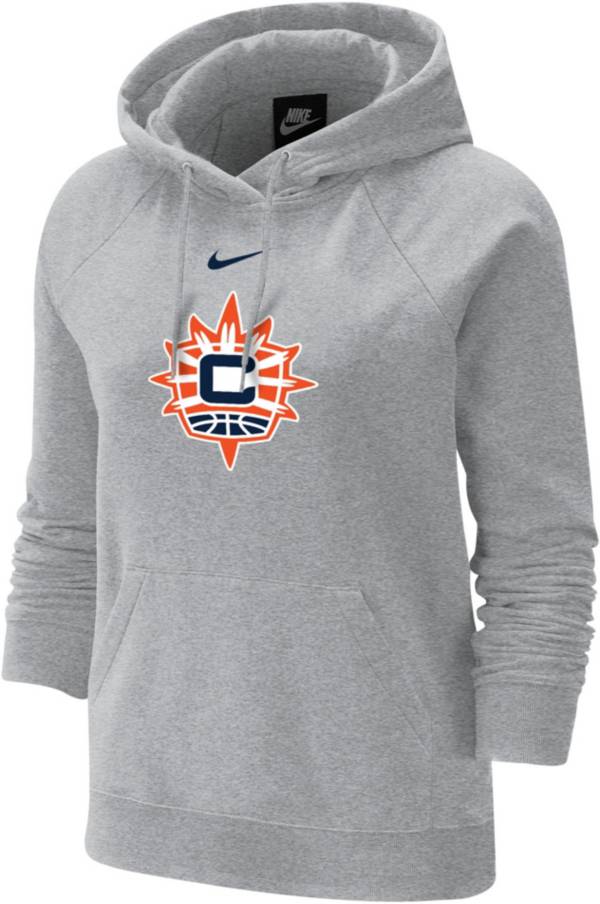 Nike Women's Connecticut Sun Grey Varsity Arch Pullover Fleece Hoodie product image