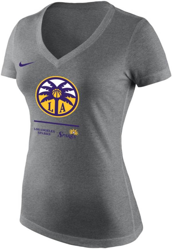 Nike Women's Los Angeles Sparks Grey Tri-blend T-Shirt product image