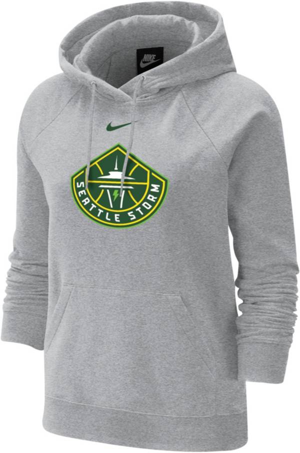 Nike Women's Seattle Storm Grey Varsity Arch Pullover Fleece Hoodie product image