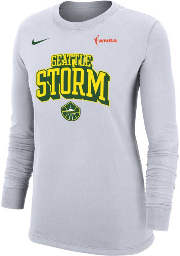 Nike Women's Seattle Storm White Logo Long Sleeve T-Shirt product image