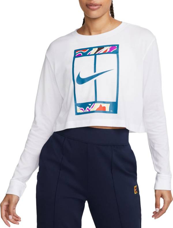Nike Women's NikeCourt Dr FIT Slam Cropped Tennis T-Shirt product image