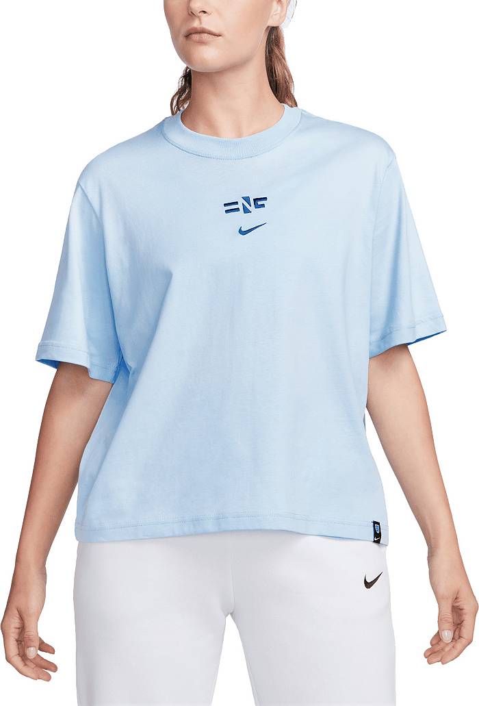 Nike Women's England 2023 Fear Light Blue T-Shirt