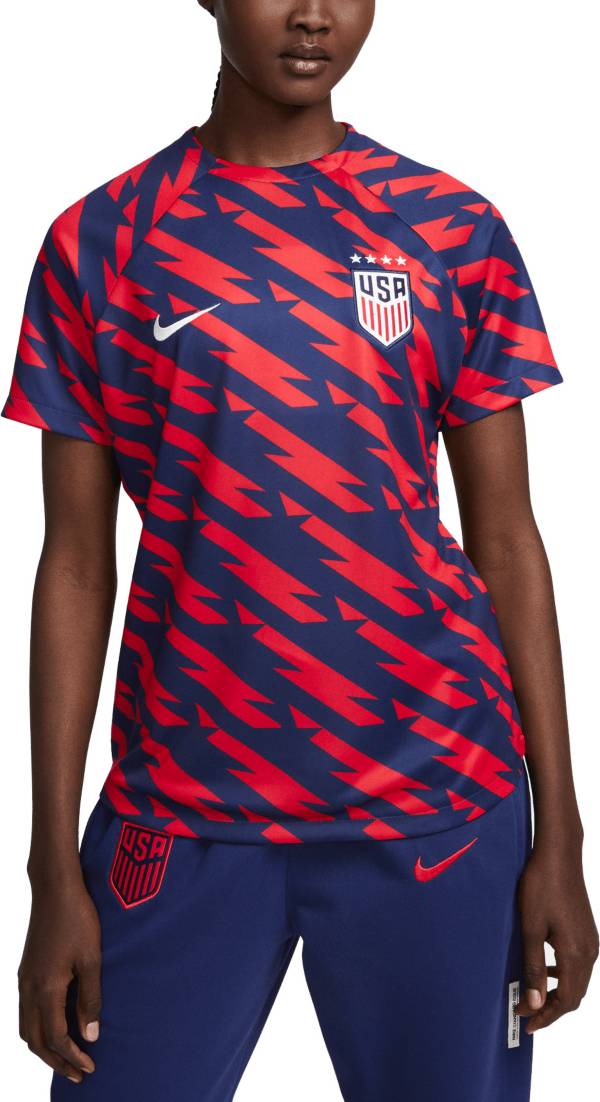 Nike Women's USWNT 2023 Red Prematch Jersey product image