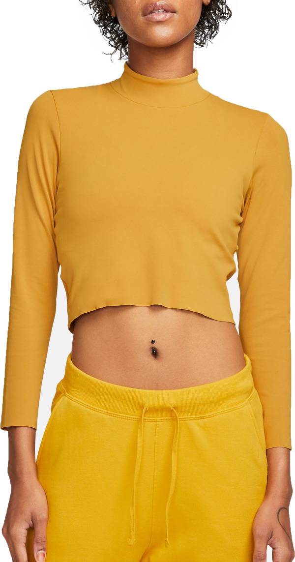 Nike Women's Yoga Dri-FIT Luxe Long Sleeve Crop Top | Dick's Sporting Goods