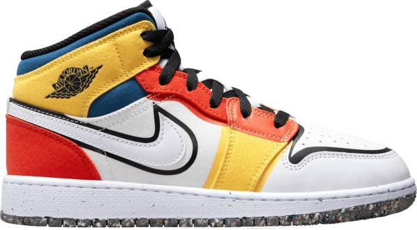 Jordan Kids' Grade School Air Jordan 1 Mid SE Basketball Shoes