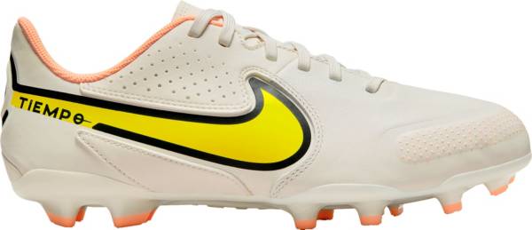 Yellow youth hot sale soccer cleats