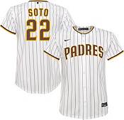 Youth Juan Soto San Diego Padres Replica White /Brown Home Jersey