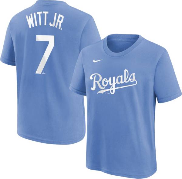 Kansas City Royals Bobby Witt Jr Alternate Nike Light Blue Jersey