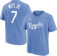 Nike Youth Kansas City Royals Bobby Witt Jr. #7 White Cool Base
