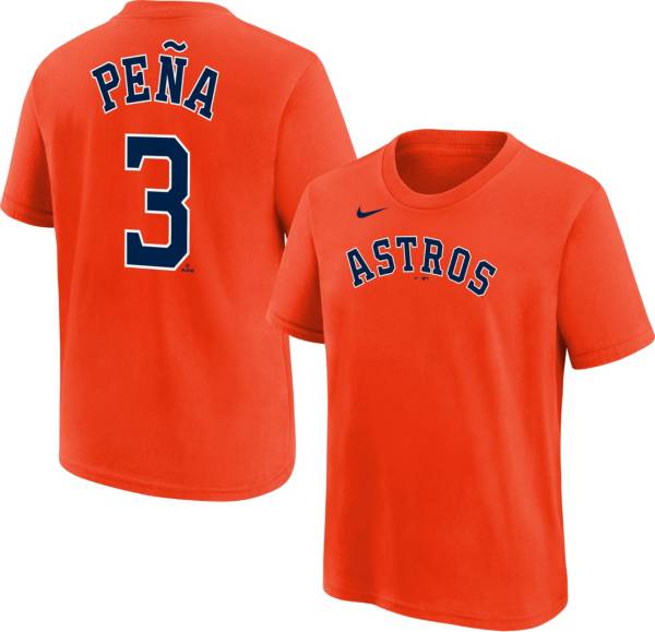 Nike Youth Houston Astros Jeremy Peña #3 Orange T-Shirt product image