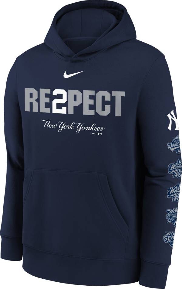 disco Sierra éxtasis Nike Youth New York Yankees Navy 'RE2PECT' Pullover Hoodie | Dick's  Sporting Goods