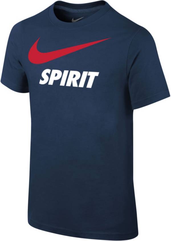 Nike Youth Washington Spirit Swoosh Navy T-Shirt product image