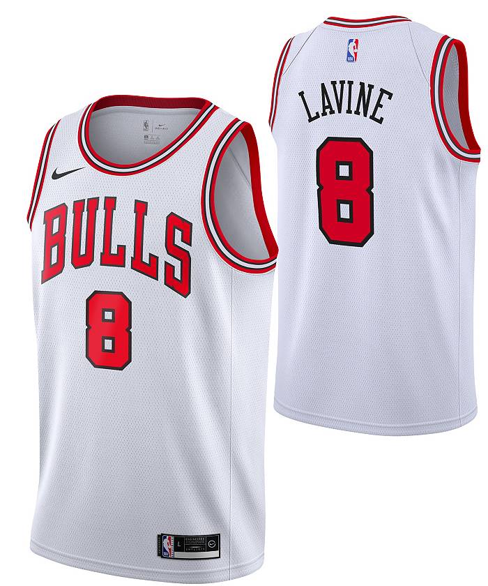 Nike Youth 2022-23 City Edition Chicago Bulls Zach LaVine #8 White Dri-FIT  Swingman Jersey