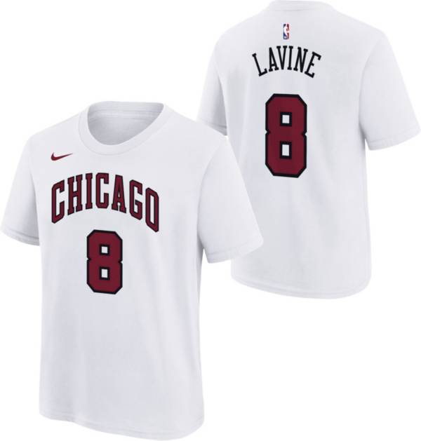 Nike Youth Chicago Bulls Zach LaVine #8 Black Dri-Fit Swingman Jersey, Boys', Large