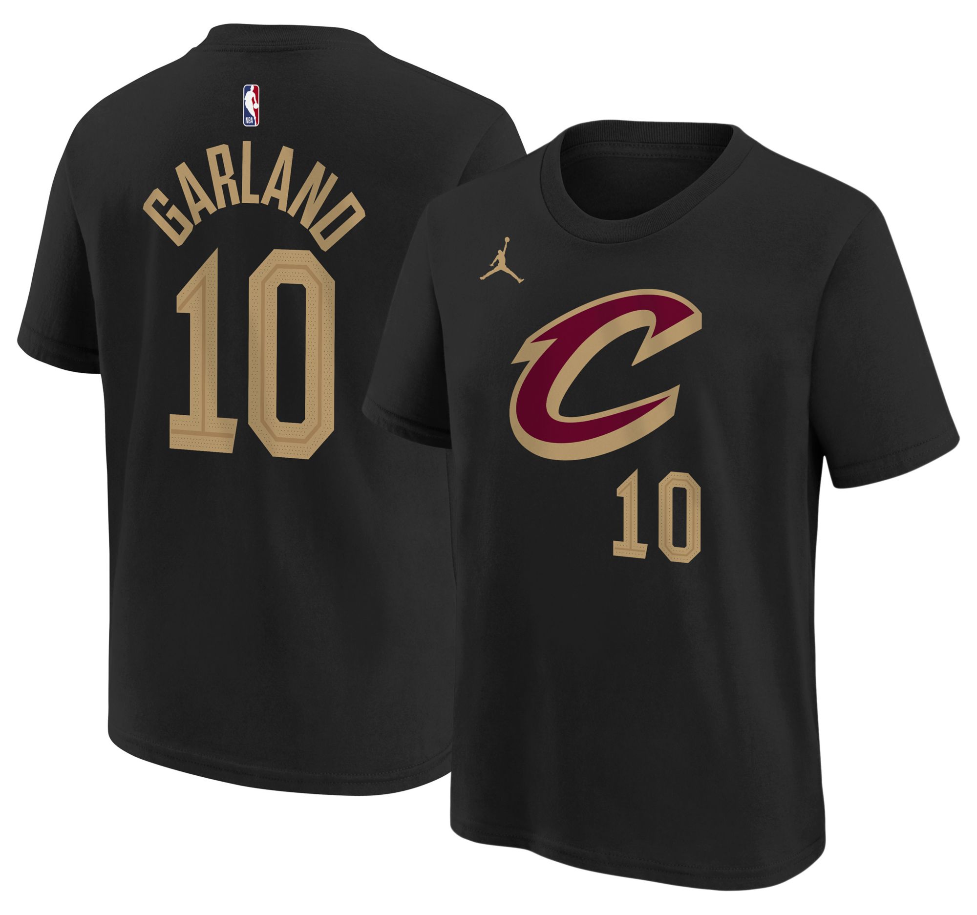 Nike Youth Cleveland Cavaliers Darius Garland #10 Black T-Shirt product image