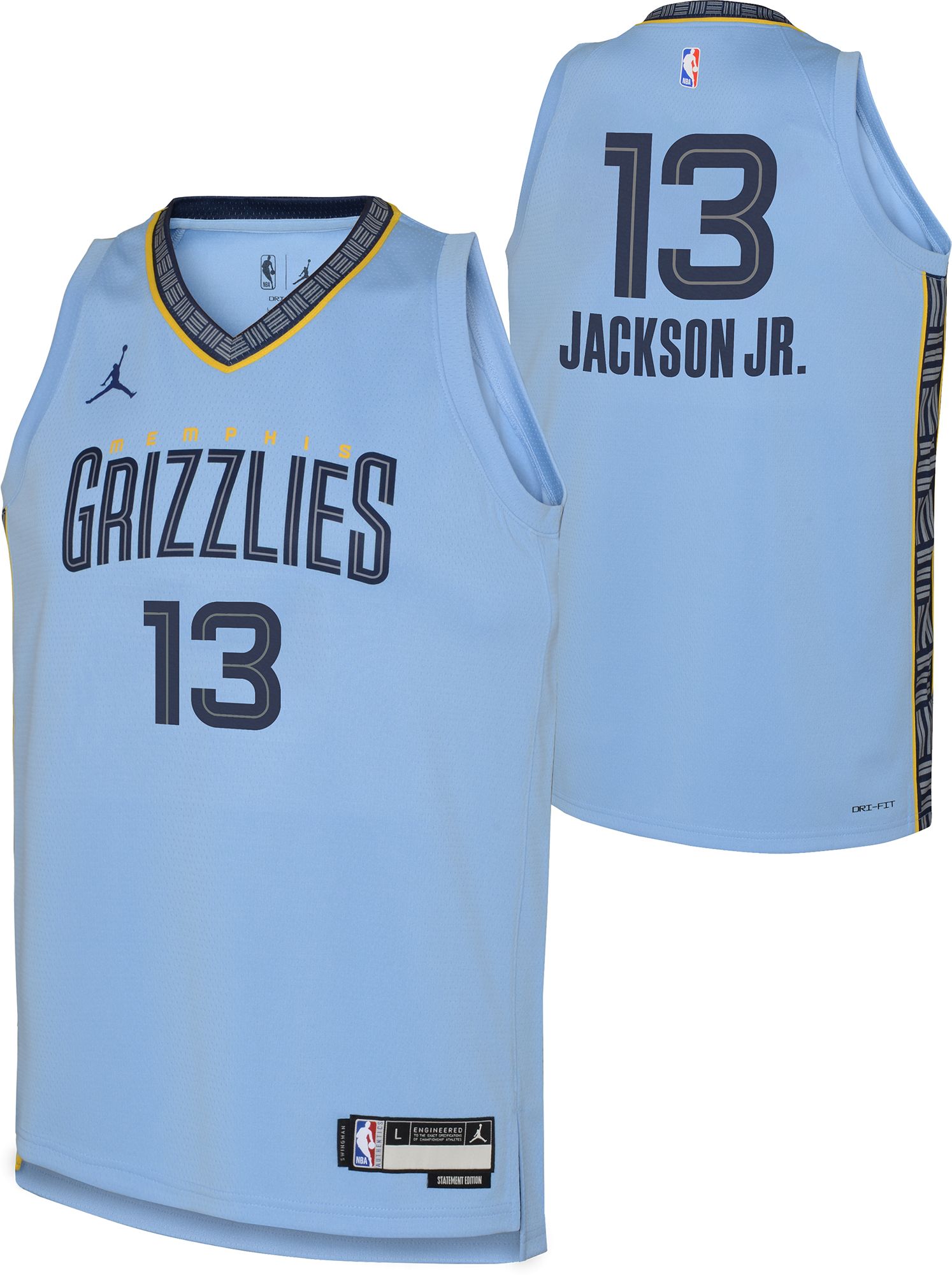 Grizzlies youth sizes jersey