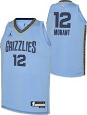 Youth Memphis Grizzlies Ja Morant Nike Teal Hardwood Classics Swingman  Jersey