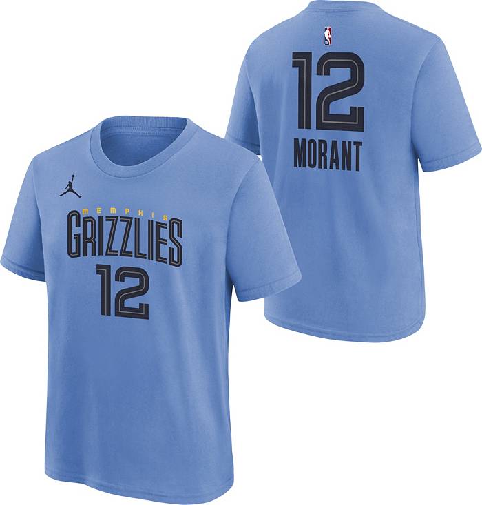 Buy Ja Morant Memphis Grizzlies #12 Official Youth 8-20 Teal