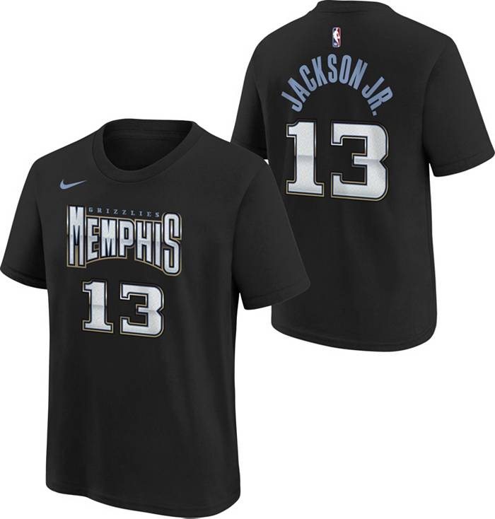 Nike Youth 2022-23 City Edition Memphis Grizzlies Jaren Jackson Jr. #13  Black Cotton T-Shirt