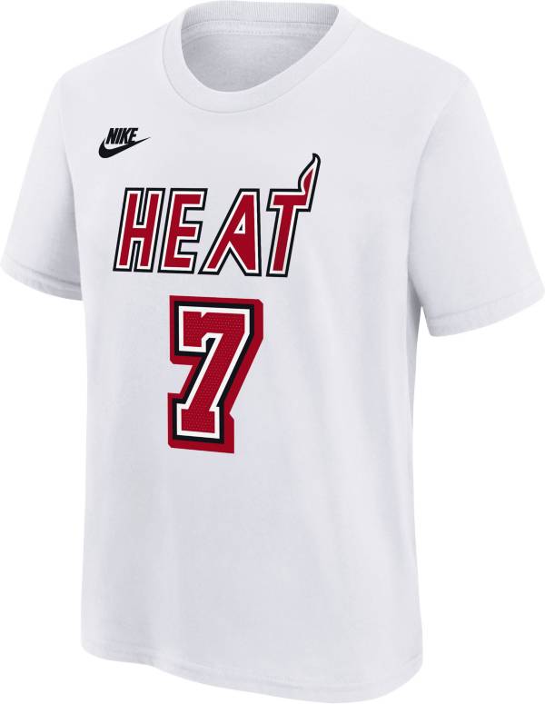 Nike Men's 2022-23 City Edition Miami Heat Kyle Lowry #7 White Dri-FIT  Swingman Jersey