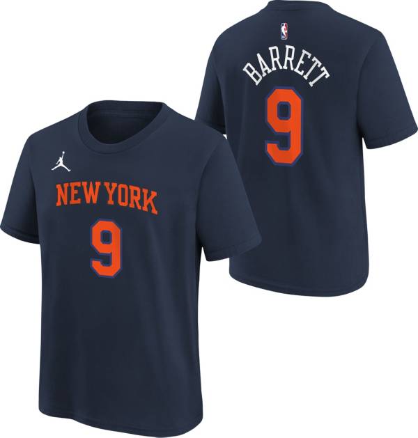 Nike Youth New York Knicks RJ Barrett #9 Blue Swingman Jersey