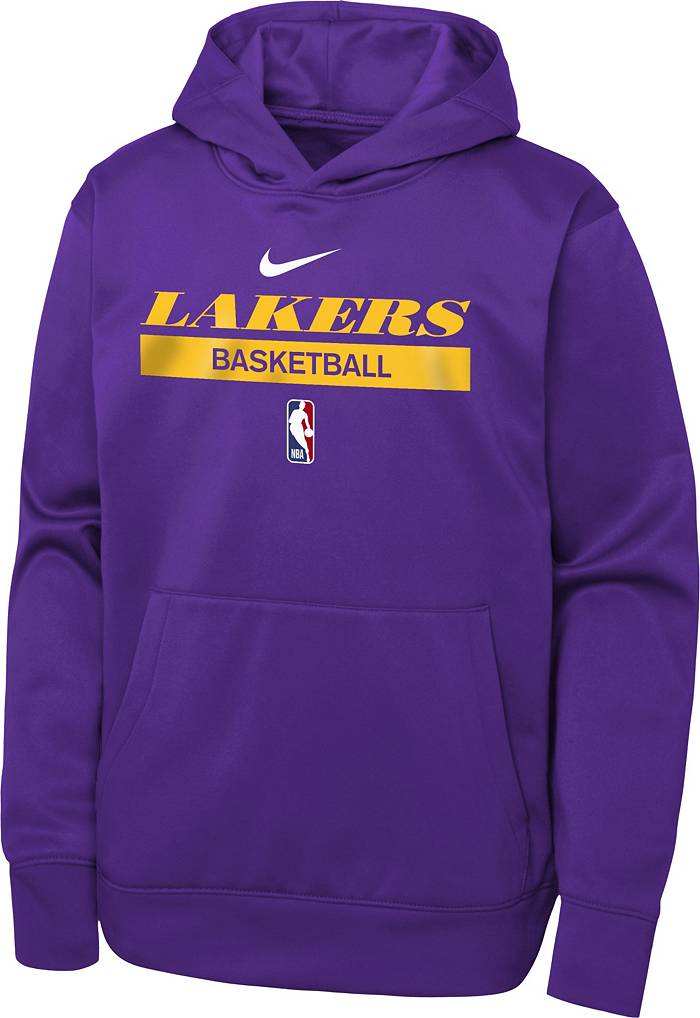 Los Angeles Lakers Club Men's Nike NBA Pullover Hoodie.