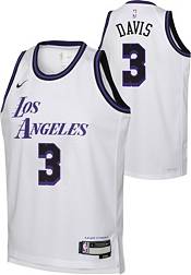 Outerstuff Nike Youth Los Angeles Lakers Austin Reaves #15 Icon Jersey, Boys', Large, Yellow