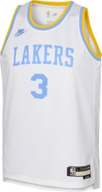 High Quality】2022-23 Men's New Original NBA Los Angeles Lakers #3 Anthony  Davis Icon Edition Gold Jersey Swingman Heat-pressed