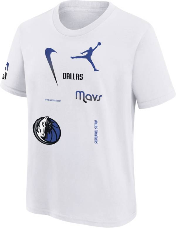 Nike Youth Dallas Mavericks White 90 T-Shirt Dick's