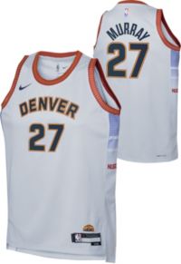 Dick's Sporting Goods Nike Youth 2021-22 City Edition Denver Nuggets Jamal  Murray #27 Blue Swingman Jersey