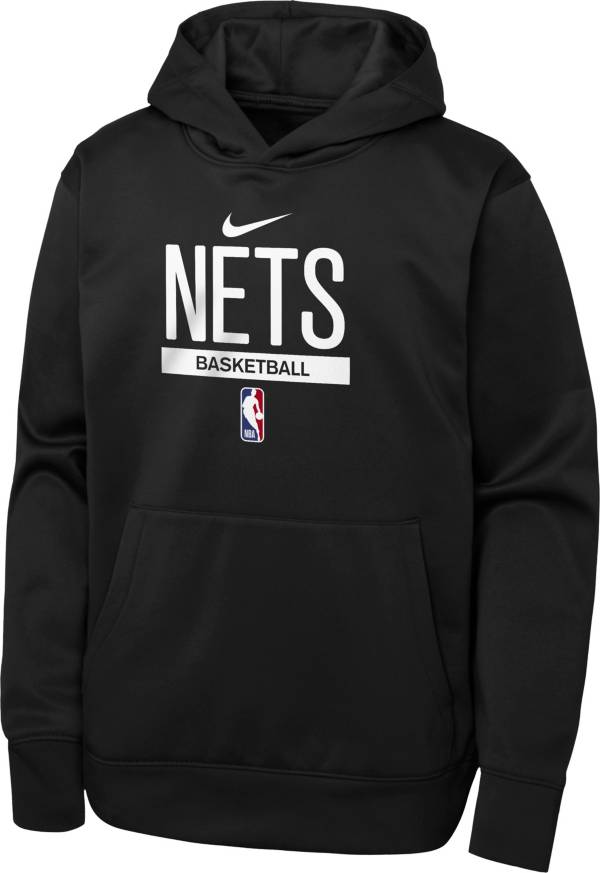 Outerstuff Youth Brooklyn Nets Black Spotlight Pullover Fleece Hoodie product image