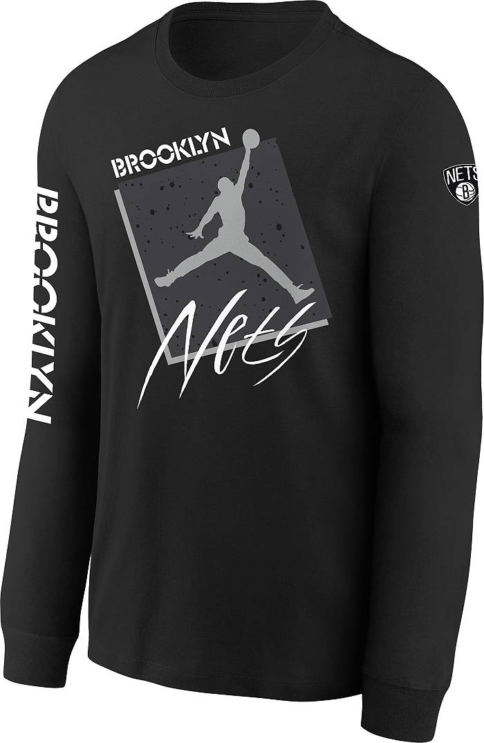 Brooklyn Nets Courtside City Edition Men's Nike Max90 NBA T-Shirt