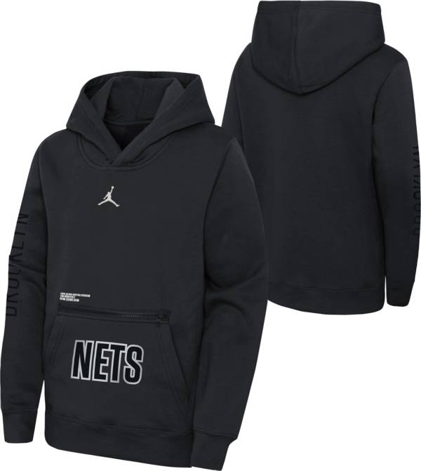 Nike Youth 2022-23 City Edition Brooklyn Nets Essential Pullover Hoodie - White - L Each