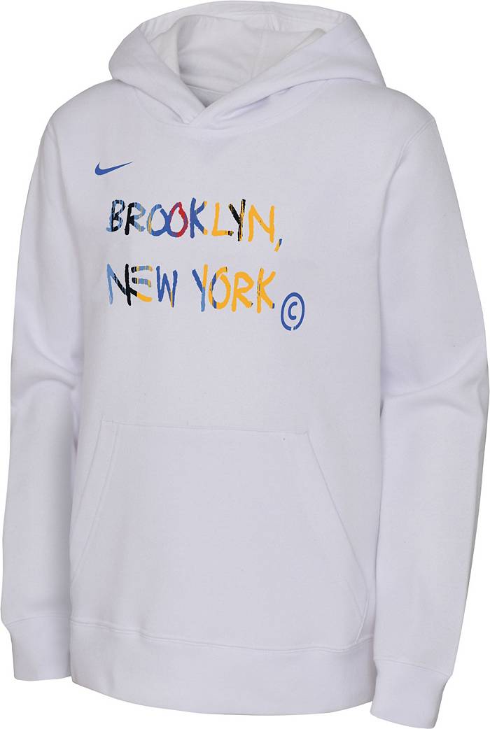 Nike Brooklyn Nets Essential NBA Fleece Pullover Hoodie Black - BLACK