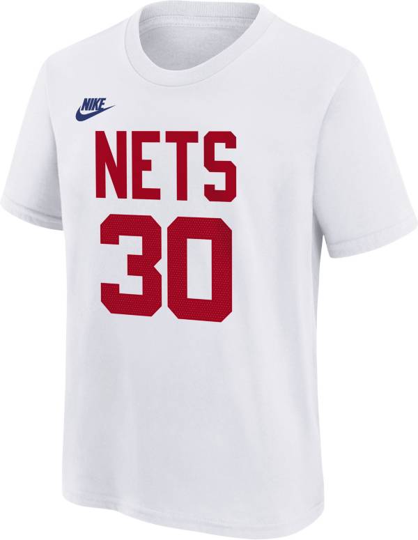 Nike Youth Hardwood Classic Brooklyn Nets Seth Curry #30 White T-Shirt product image