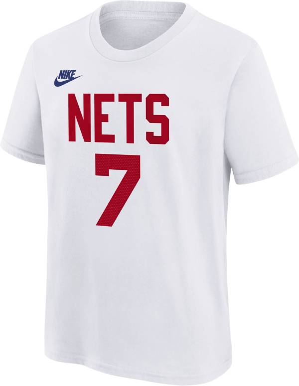 Nike Youth Hardwood Classic Brooklyn Nets Kevin Durant #7 White T-Shirt product image