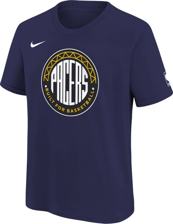 Nike Youth 2022-23 City Edition Indiana Pacers Navy Warm-Up T-Shirt product image