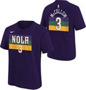 Youth Nike CJ Mccollum Purple New Orleans Pelicans Swingman Jersey - City Edition