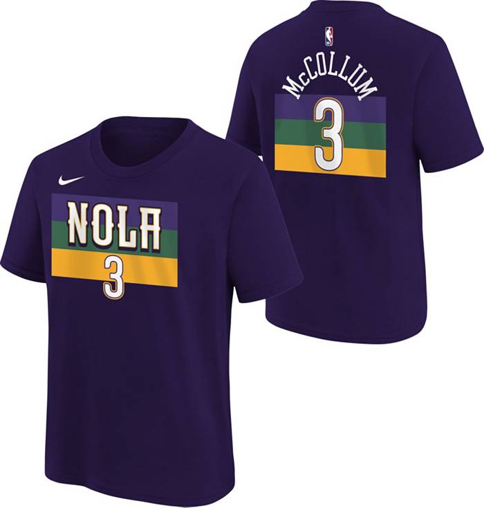 New Orleans Pelicans Nike City Edition Swingman Jersey 22 - Purple - C.J.  McCollum - Youth