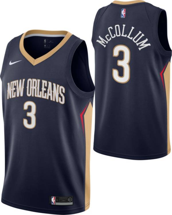 Nike Youth New Orleans Pelicans CJ McCollum #3 Navy Dri-FIT Swingman Jersey product image