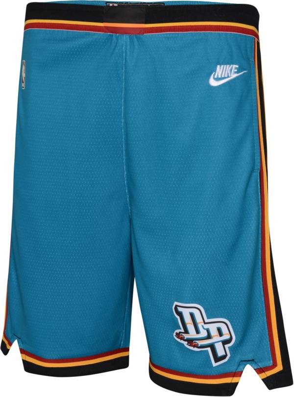 Nike Youth Detroit Pistons Blue Hardwood Classic Swingman Shorts product image