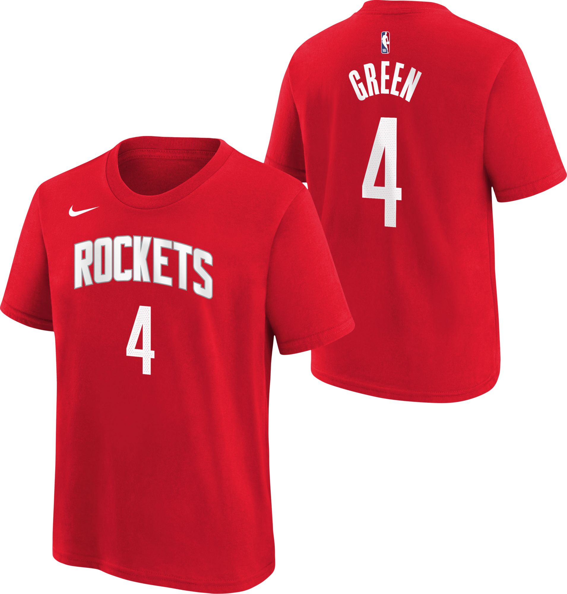 Nike Youth Houston Rockets Jalen Green #4 Red T-Shirt