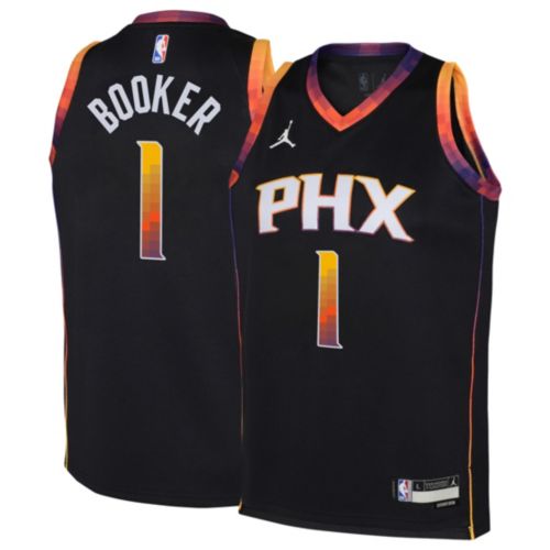 Nike Youth Phoenix Suns Devin Booker #1 Purple Swingman Icon