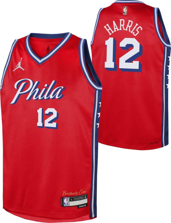 Nike Youth Philadelphia 76ers Tyrese Maxey #0 Blue Dri-FIT Swingman Jersey